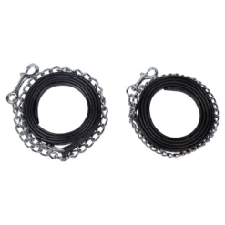 Billy Royal® Leather Lead With Chrome Chain