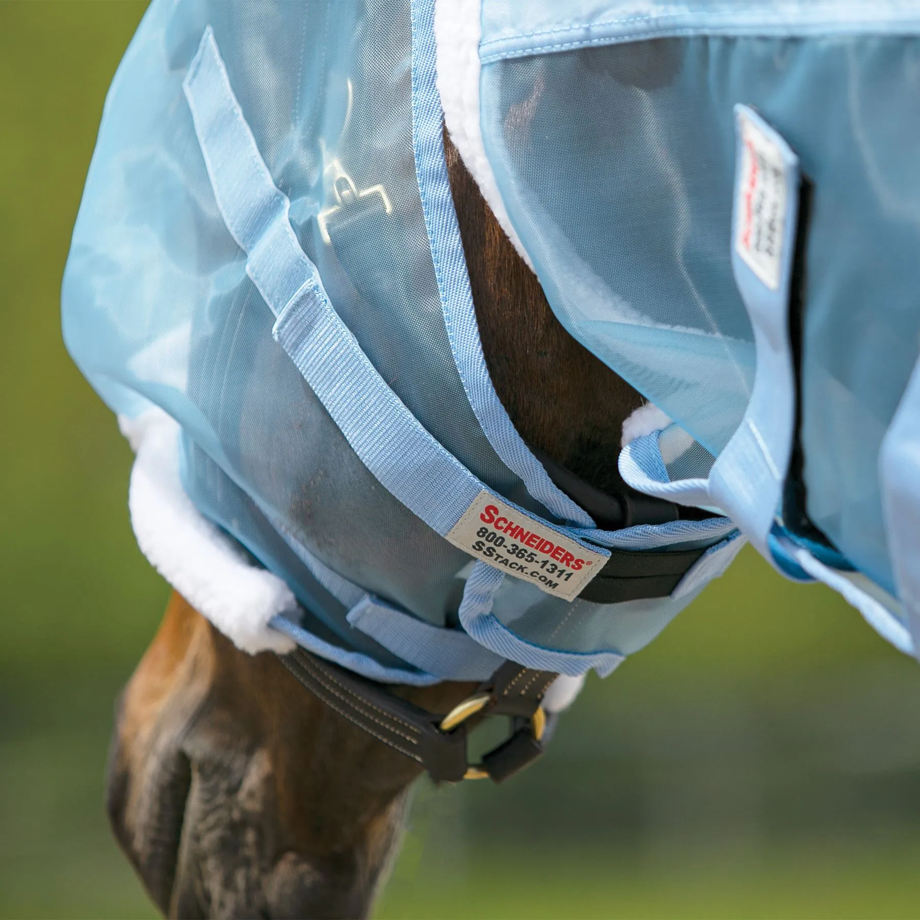 Mosquito Mesh Fly Mask With Ears - Image 7