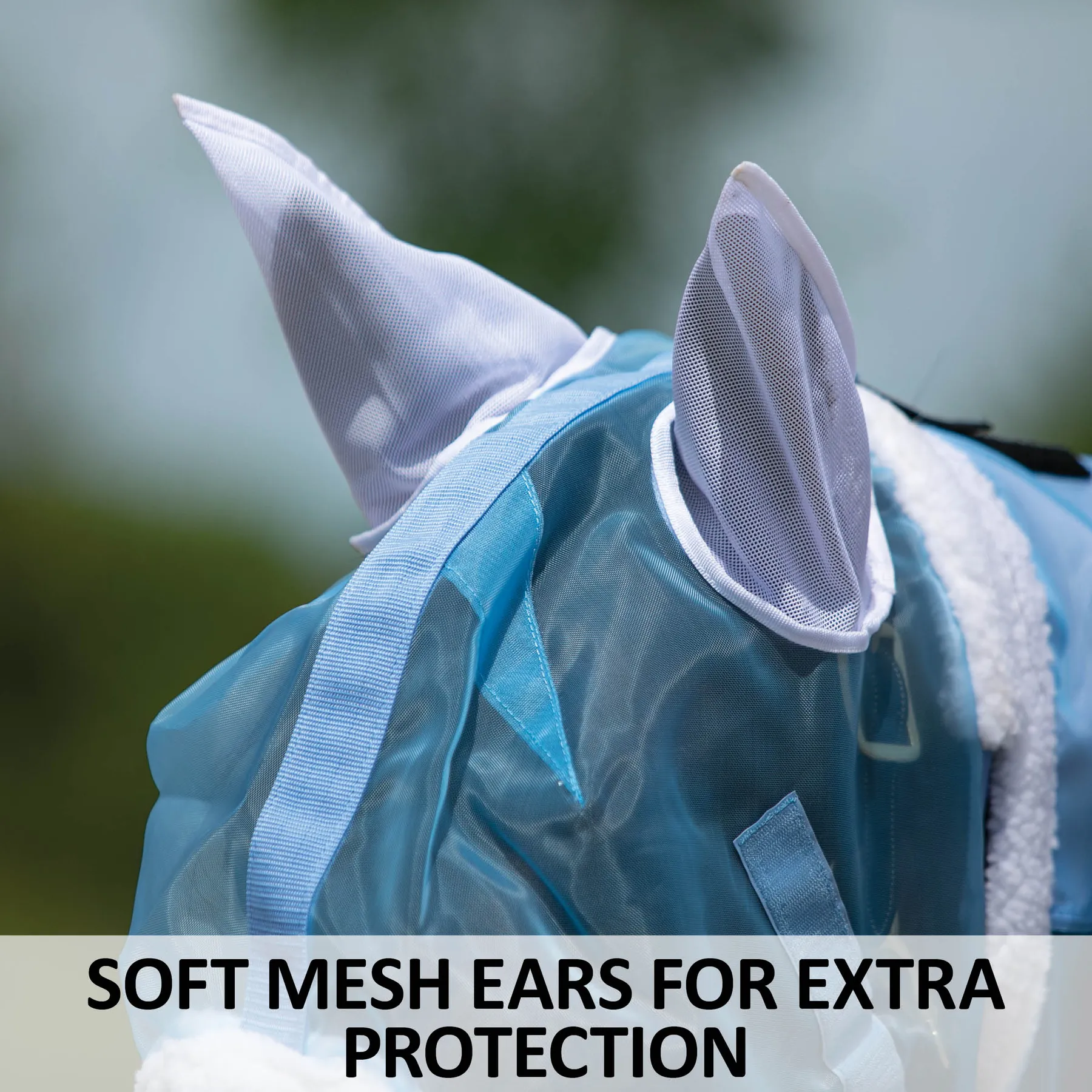 Mosquito Mesh Fly Mask With Ears - Image 4
