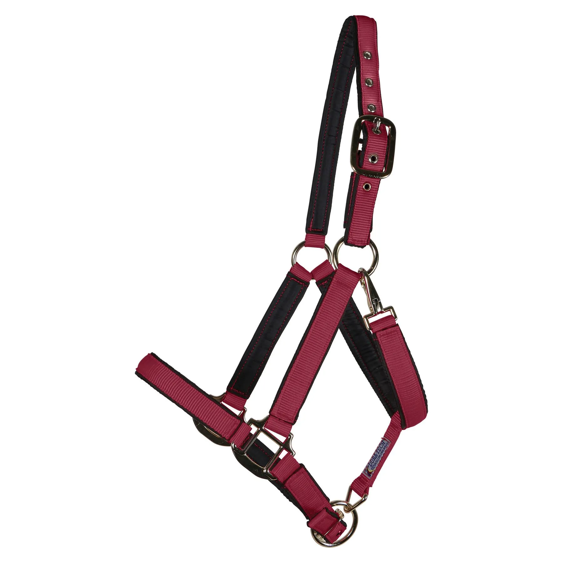 Dura-Tech Deluxe Fully Padded Nylon Halter For Horses - Image 7