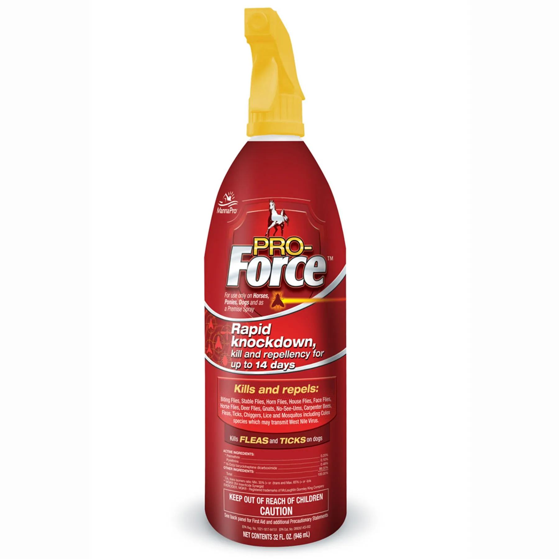 MannaPro® Pro-Force® Rapid Knockdown Equine Fly Spray