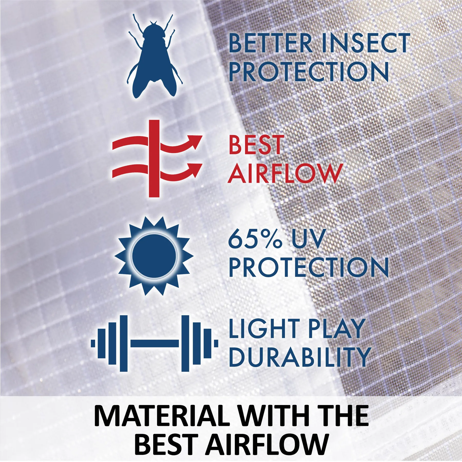 Ripstop Nylon Mesh Fly Horse Mask With Ears - Image 3