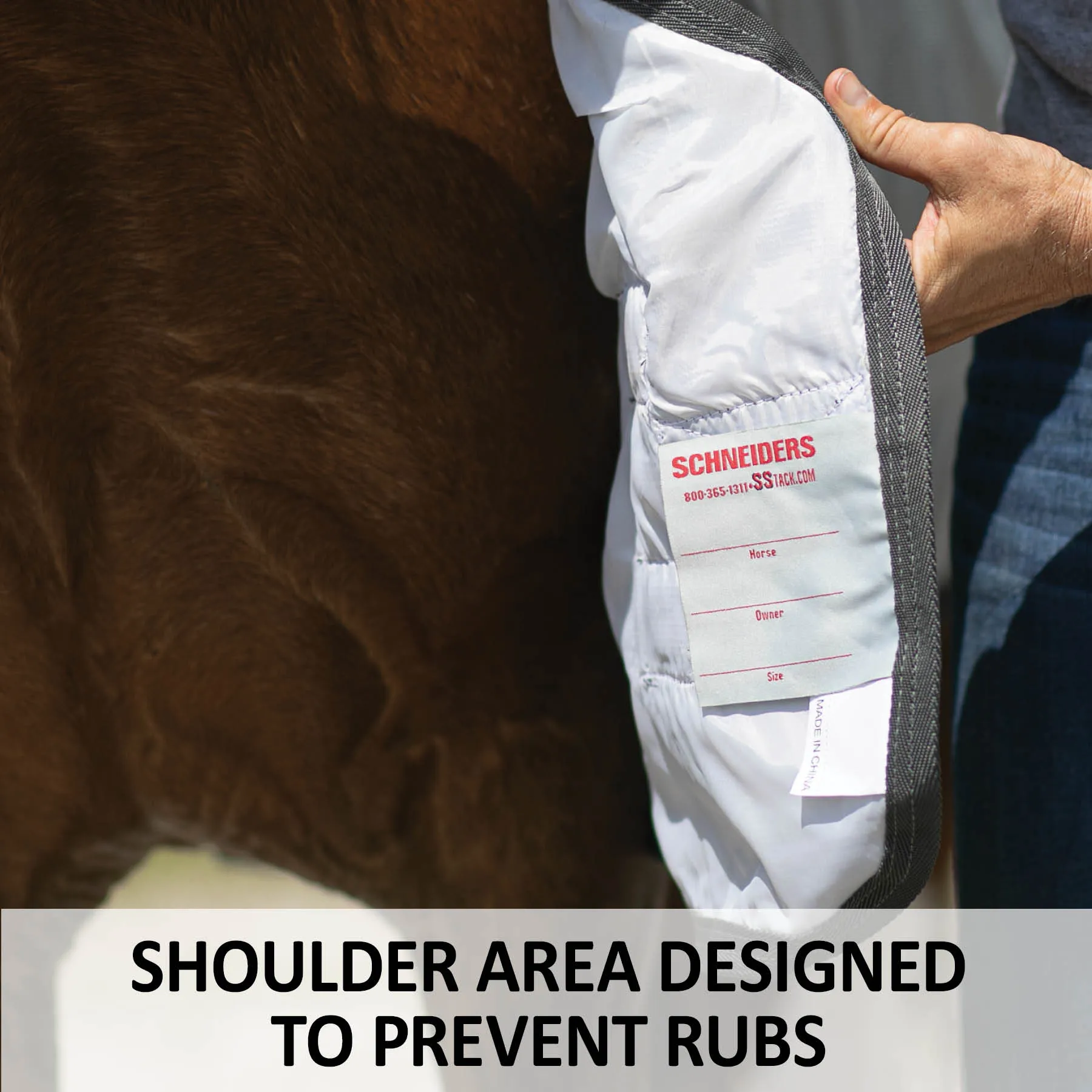 Soft Interlock Mesh Euro Bellyband Horse Fly Sheet - Image 6