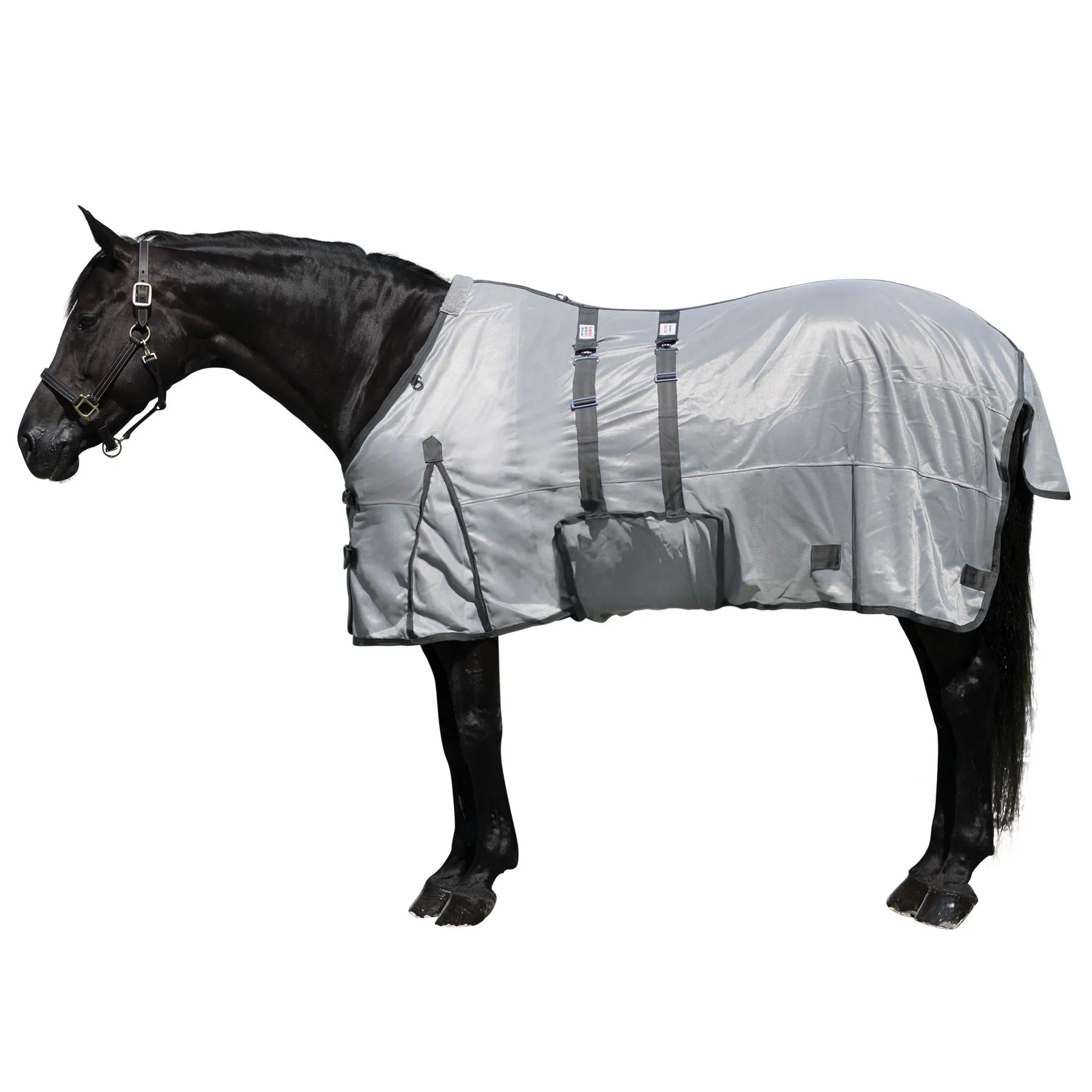 Soft Interlock Mesh Euro Bellyband Horse Fly Sheet - Image 11