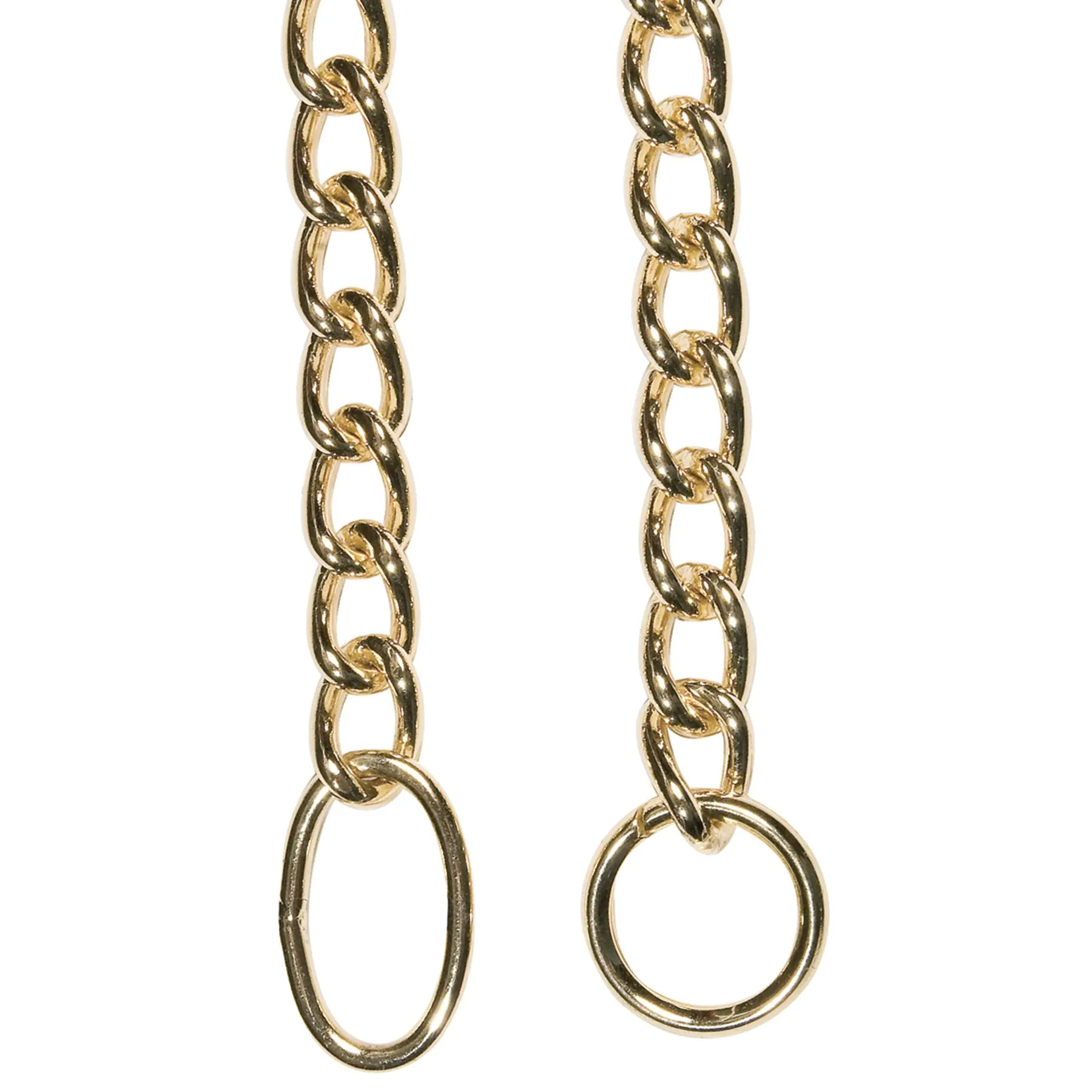 Schneiders Fine Link Argon Weld Arab Show Chain With Keyring & Oval Ends 3mm - Image 2