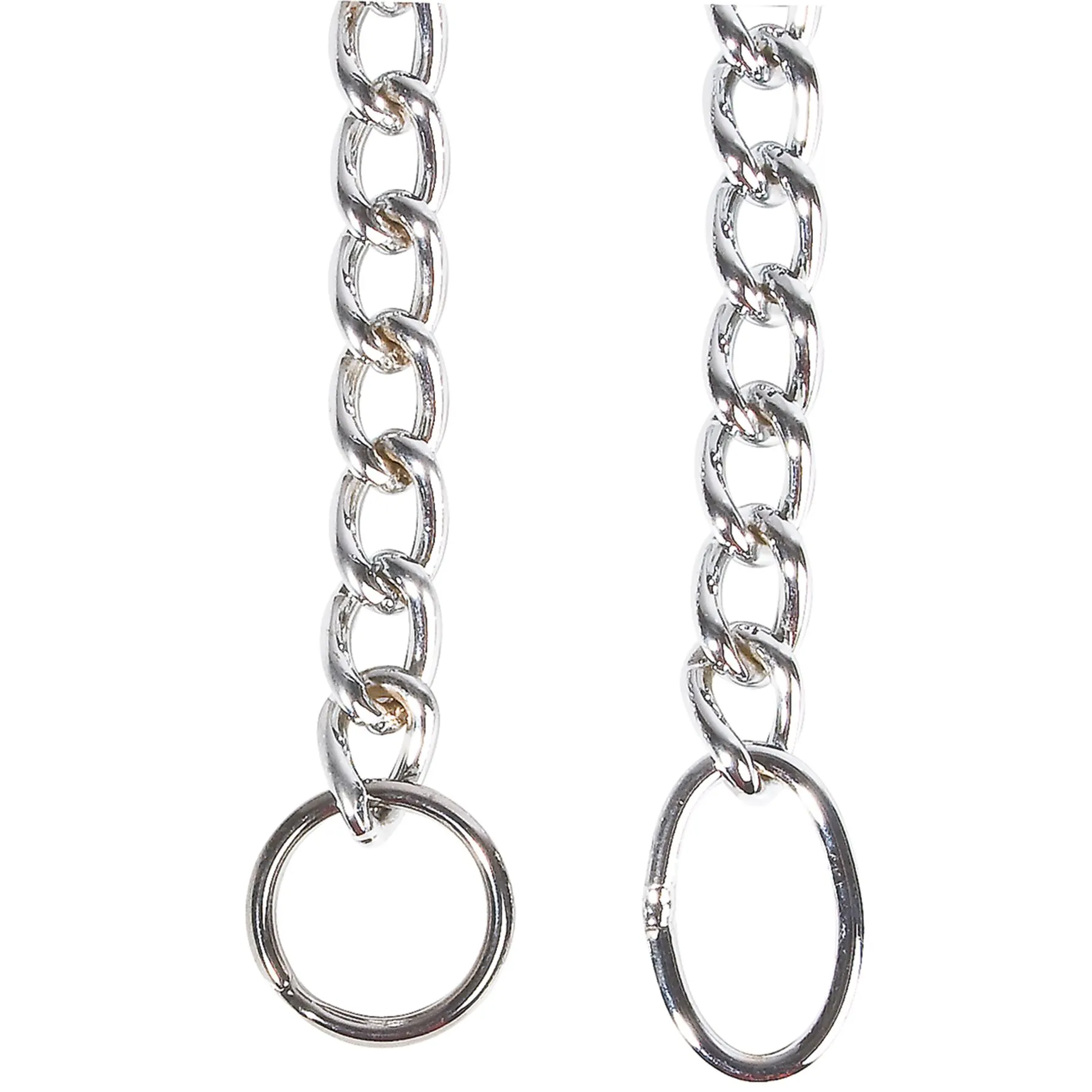 Schneiders Fine Link Argon Weld Arab Show Chain With Keyring & Oval Ends 3mm - Image 3