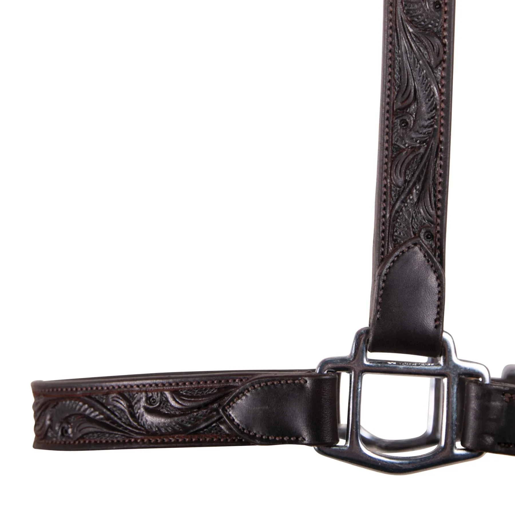 Billy Royal® Tooled Leather Show Halter - Image 5