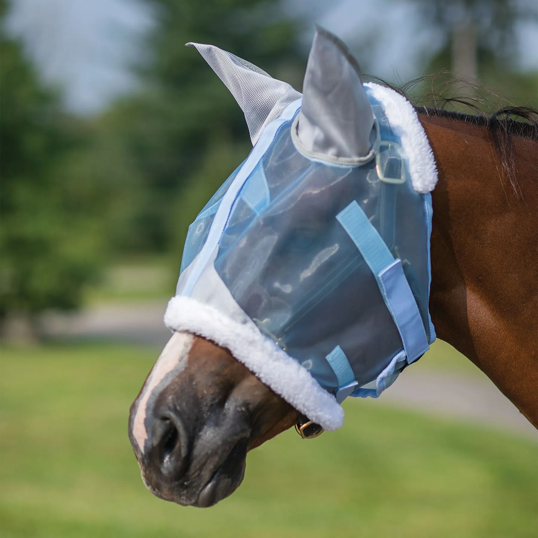 Mosquito Mesh Hybrid Fly Mask With Ears - Image 6