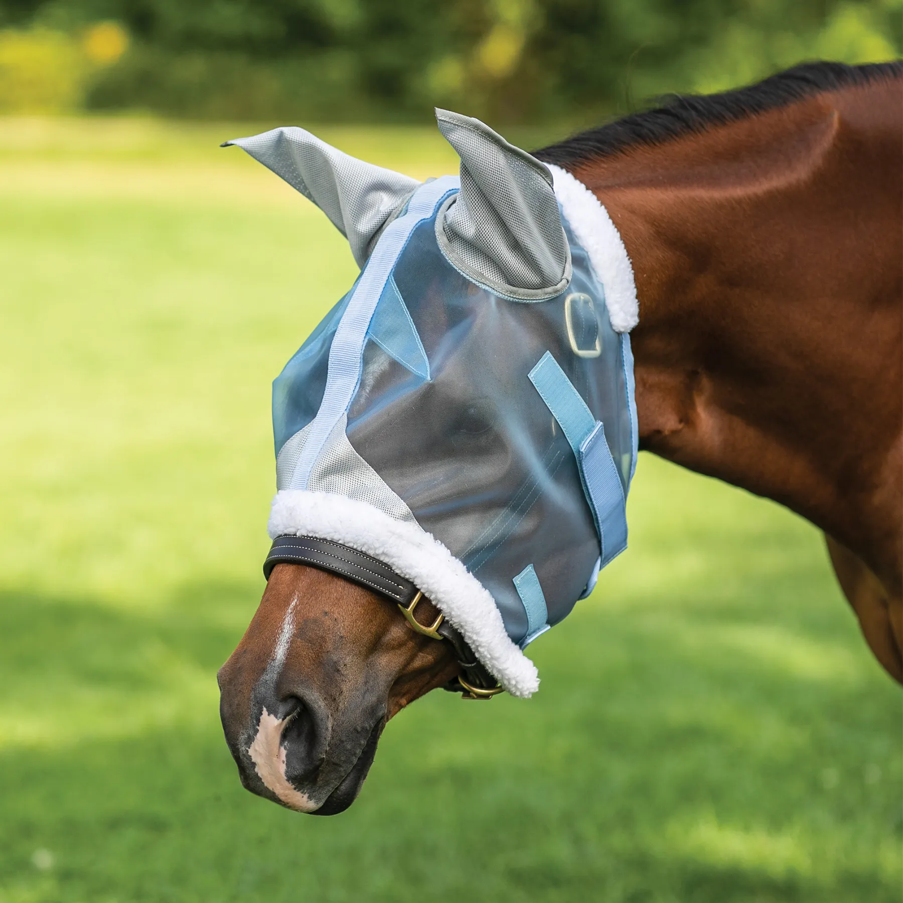 Mosquito Mesh Hybrid Fly Mask With Ears - Image 7