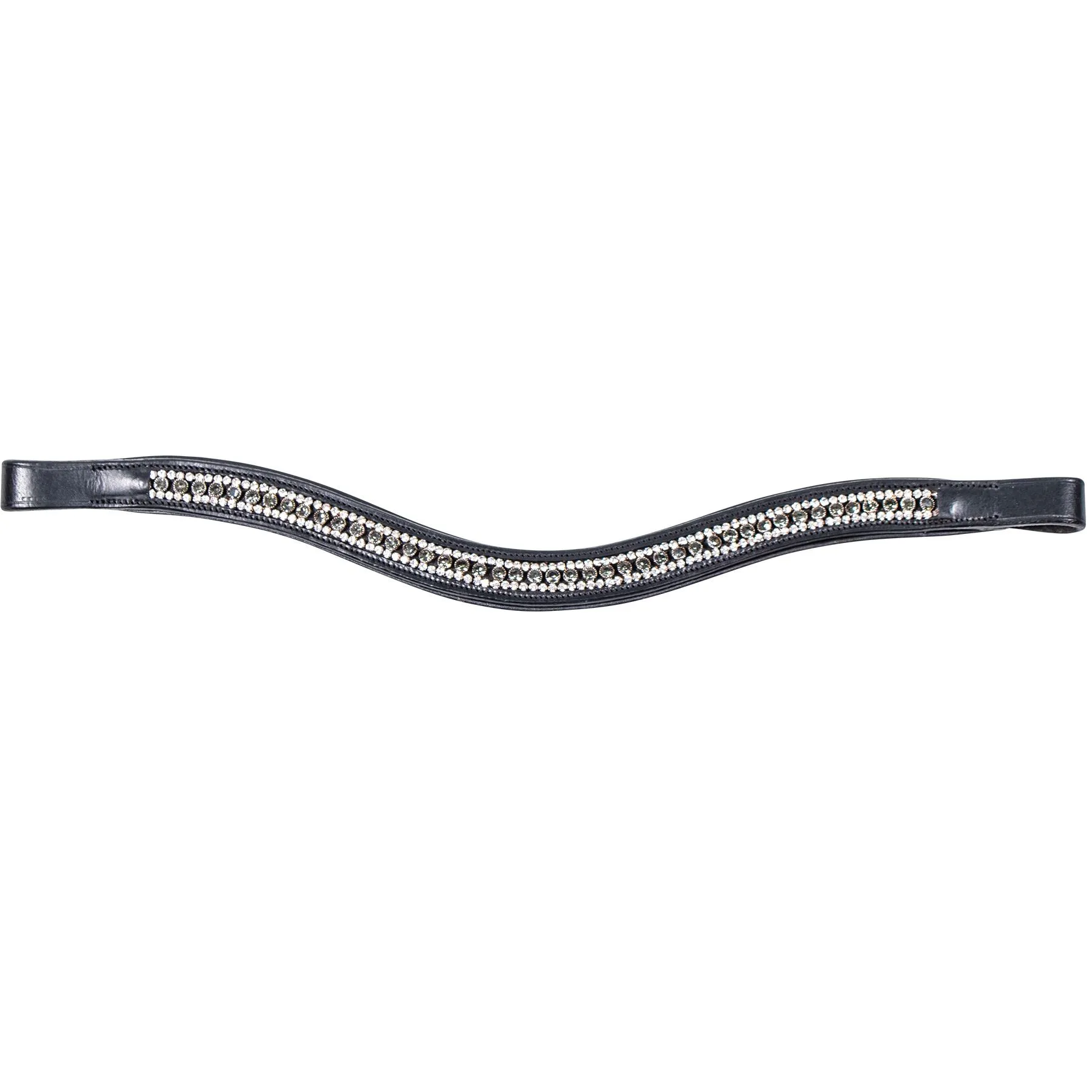 Joseph Sterling® Regal Padded Curved Crystal Browband - Image 4