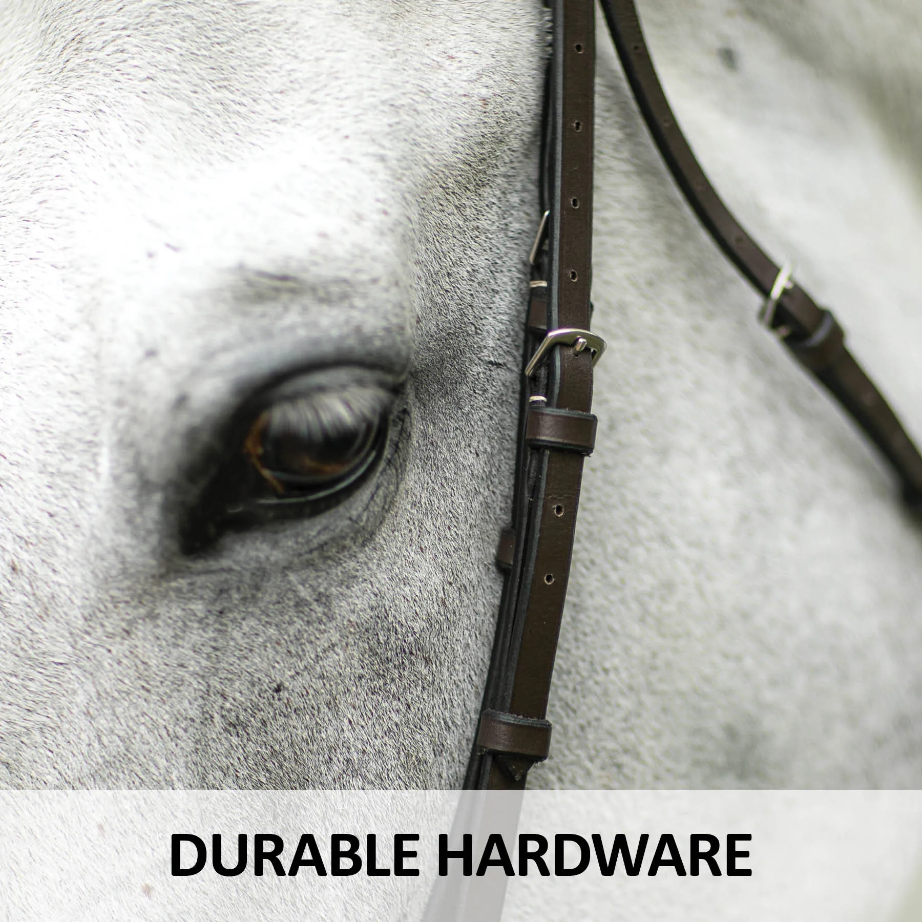 Premier® Premier Comfort Plus Padded Fancy Stitch Hunter Bridle For Horses - Image 5