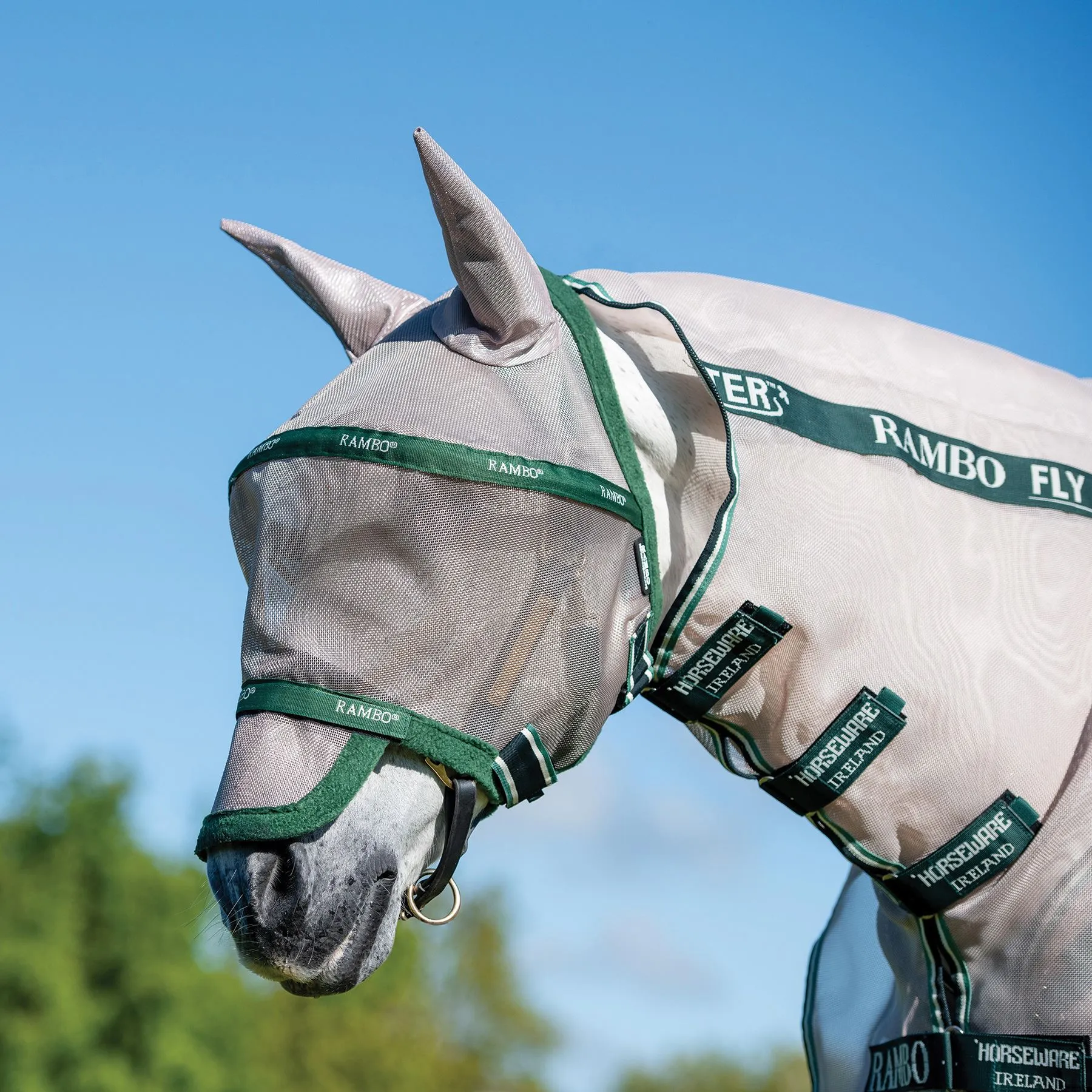 Horseware® Rambo® Flymask Plus - Image 5