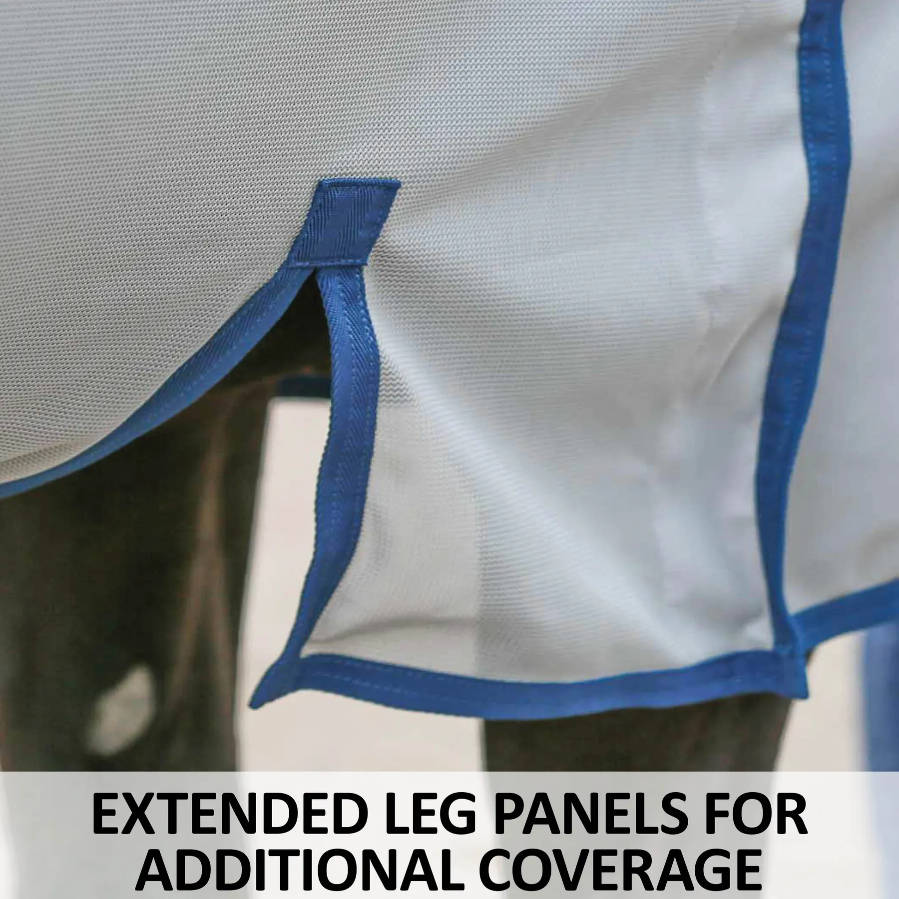 Soft Interlock Mesh Attached Neck Euro Bellyband Leg Shield Horse Fly Sheet - Image 5