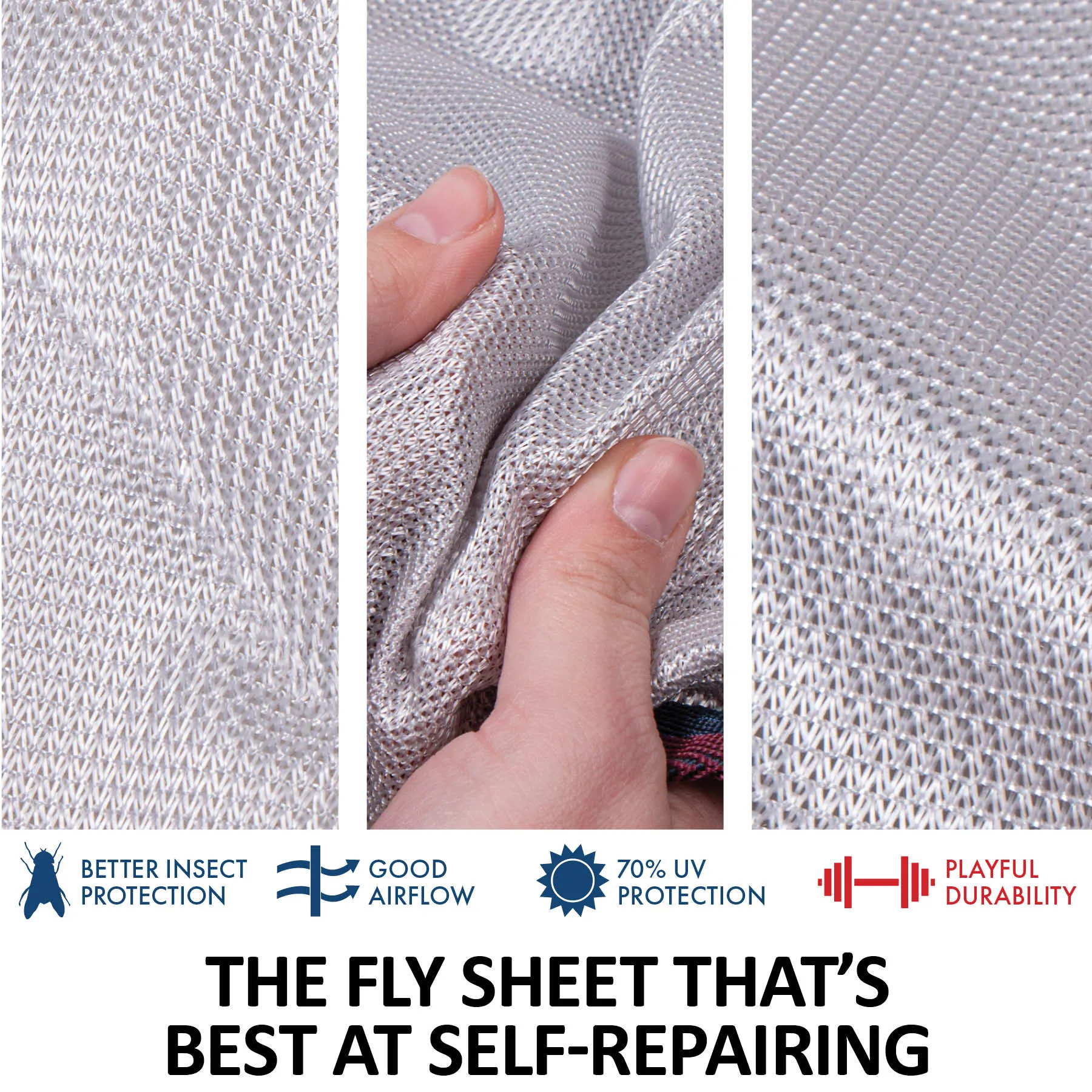 RipGuard Senior VTEK® Wither Relief Adjusta-Fit® Surcingle Horse Fly Sheet - Image 3