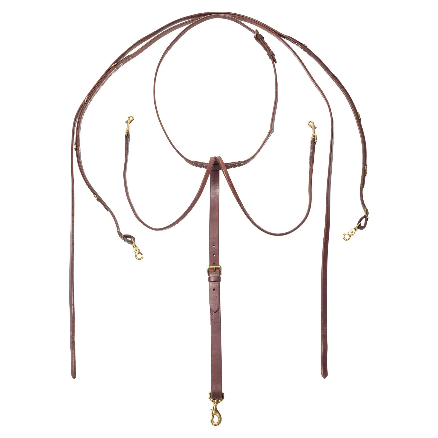 Billy Royal® All Leather Herman Oak German Martingale