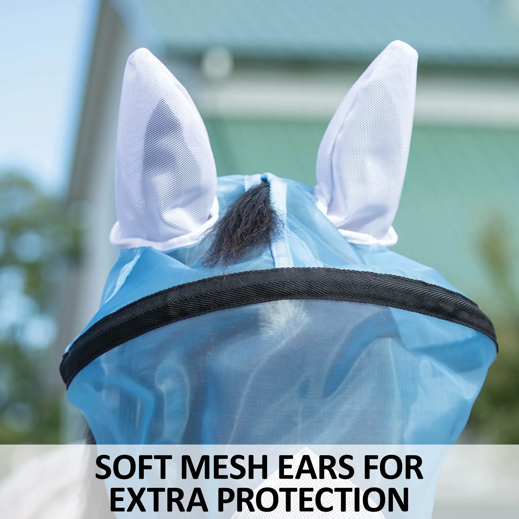 Mosquito Mesh Sun Visor Fly Horse Mask - Image 5